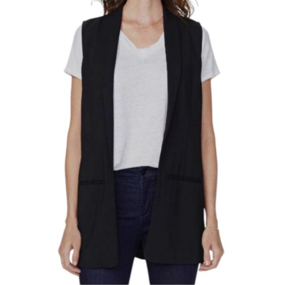 NYDJ black sleeveless ponte vest size M